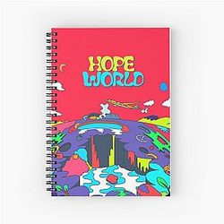 J-Hope 월드 앨범 나선형 노트북
