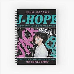 Hobipalooza 잭박스 J Hope 티 Hobi 나선형 노트북