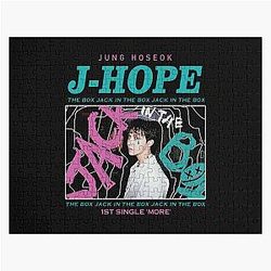Hobi J-Hope Jack na caixa Tee Hobi Quebra-cabeça