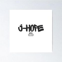 BTS J-Hope Graffiti 포스터
