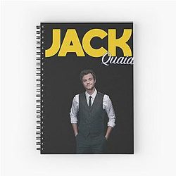 Jack Quaid Vintage Look Fan T-shirt Notebook
