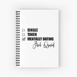 Mentally dating Jack Quaid notebook