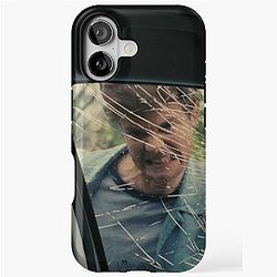 Companion Jack Quaid Breaking Car Window Scene iPhone Case