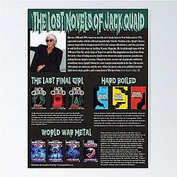 The Lost Novels of Jack Quaid - Infographic Poster