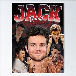 Jack Quaid Retro Poster