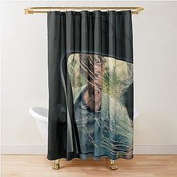 Companion - Jack Quaid Breaking Car Window Scene Shower Curtain