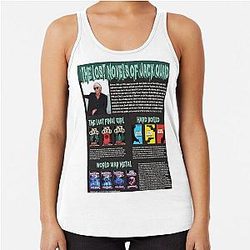 The Lost Novels of Jack Quaid Infographic Racerback Tank