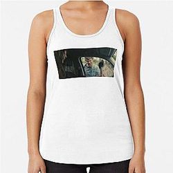 Companion - Jack Quaid Breaking Car Window Scene Racerback Tank
