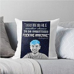 Jacksepticeye Kussens - Fucking Amazing Throw Pillow RB0107
