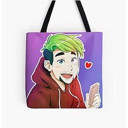 Jacksepticeye Borse - JackSepticEye (Anime style) Tutti Over Stampa Tote Bag RB0107