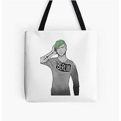 Jacksepticeye Zakken - JackSepticeye Berlin All Over Print Tote Bag RB0107
