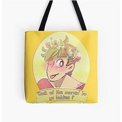 Jacksepticeye Zakken - Bloemen kroon! Overal afdrukken tote zak RB0107