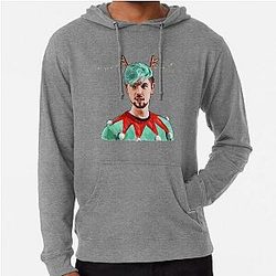Festive Jacksepticeye Lightweight Hoodie