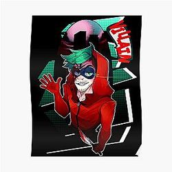 Jacksepticeye Posters - Jackaboy Man Poster RB0107