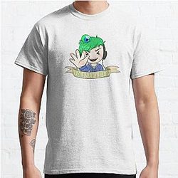 Jacksepticeye T-Shirts - JacksepticEye Ribbon Classic T-Shirt RB0107