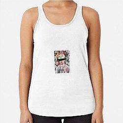 Jacksepticeye Tanktops - Flower Boy Racerback Tank Top RB0107