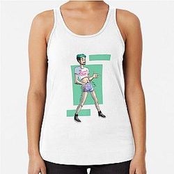 Jacksepticeye Tanktops - JackSepticeye Droom Daddy Crop Top Racerback Tank Top RB0107