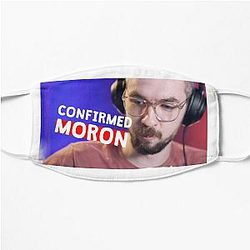 Jacksepticeye Face Masks - JackSepticeye Confirmed Moron Flat Mask RB0107