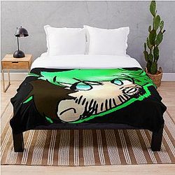 Jacksepticeye Beddengoedsets - JackSepticeye Chibi Hoofd Transparant Gooi deken RB0107
