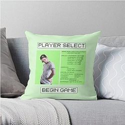 Jacksepticeye Oreillers - Lecteur Sélectionner l'oreiller de lancer d'écran RB0107
