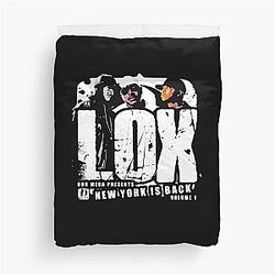 Mens Funny Gifts For Him Lox Is Back Verzuz Tee Jadakiss Gift For Music Fans Duvet Cover