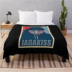 Birthday Jadakiss Retro Wave Throw Blanket