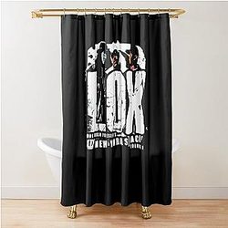 Mens Funny Gifts For Lox Is Back Verzuz Tee Jadakiss Gift For Music Fans Shower Curtain