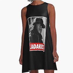 Beautiful Model Gift Jadakiss Wave A-Line Dress