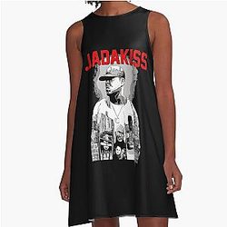 Music Retro The Lox Jadakiss Sheek Louch Styles A Line Dress