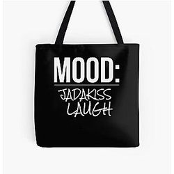 Music Vintage Mood Jadakiss Laugh Gift Fans Over Print Tote Bag
