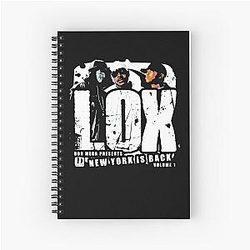 Mens Funny Gifts For Lox Is Back Verzuz Tee Jadakiss Gift For Music Fans Spiral Notebook