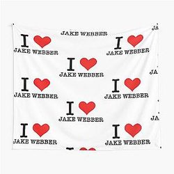 I Heart Jake Weber Tapestry