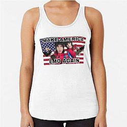 America Emo Racerback Tank Top Johnnie Gilbert et Jake Webber