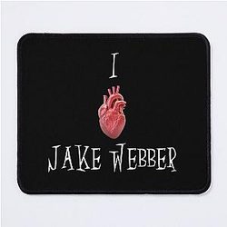 I Coeur Jake Webber Pad de souris