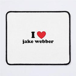 I Coeur Jake Webber Pad de souris