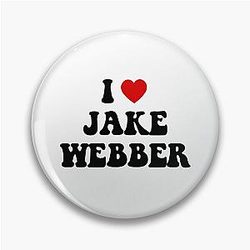 I Heart Jake Weber Pin