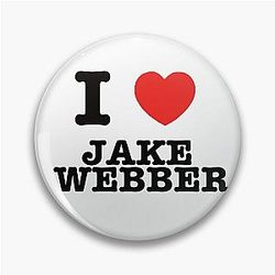 I Heart Jake Weber Pin