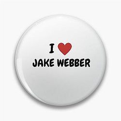 I Heart Jake Weber Pin
