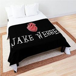Mon coeur Jake Webber Consolateur d'oreillers