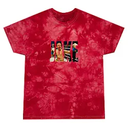Jake Paul T-shirts - Red Tie-Dye Boxing Style