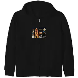 Jake Paul Zipped Hoodies - Red Tie-Dye Boxing Style