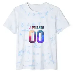 Jake Paul T-shirts - J. Paulers 00 White Tie-Dye Edition