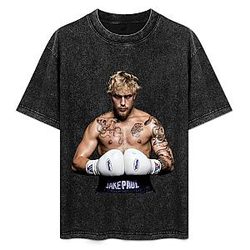 Cool PTTT2304  Jake Paul Washed T-Shirt