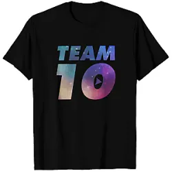 Team 10 Galaxy Logo PTTT299 Jake Paul T-Shirt
