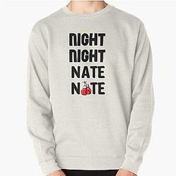 jake paul vs nate robinson (night night nate nate) balck Pullover Sweatshirt RB1306
