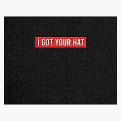 i got your hat - gotcha hat - jake paul black eye Jigsaw Puzzle RB1306