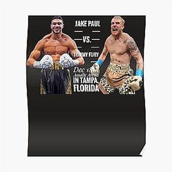 Jake Paul vs Tommy Fury  Poster RB1306