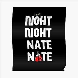 jake paul vs nate robinson (night night nate nate) Poster RB1306