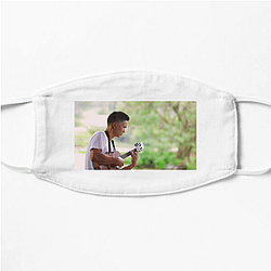Jimi Hendrix of Ukulele Jake Shimabukuro Face Masks