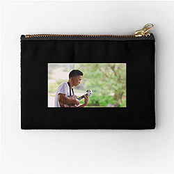 Jimi Hendrix of Ukulele Jake Shimabukuro Zipper Pouches